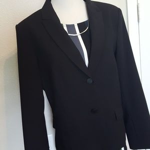 Calvin Klein 2-button black blazer size 12
